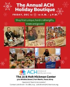 ACH's Annual Holiday Boutique