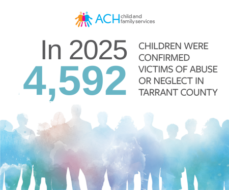 In 2025, there were 4,592 confirmed cases of child abuse and neglect in Tarrant County.